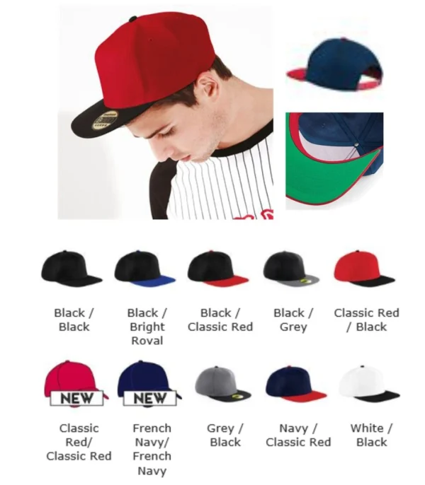 Beechfield BB660 Original Flat Peak Snapback